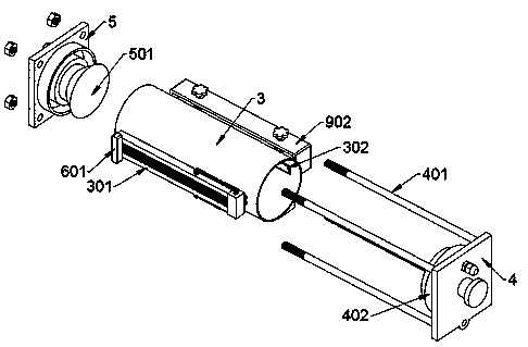 Cyclic gas sensor with self-adsorption function