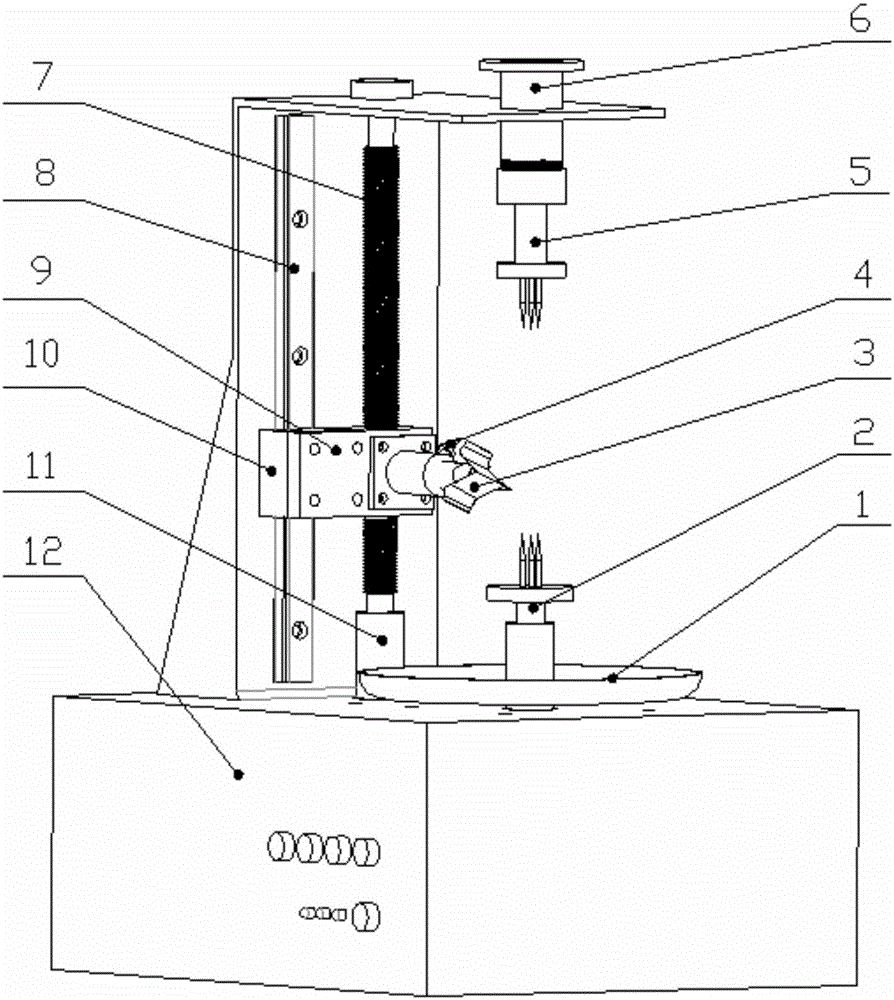 Vertical semiautomatic pineapple peeling machine