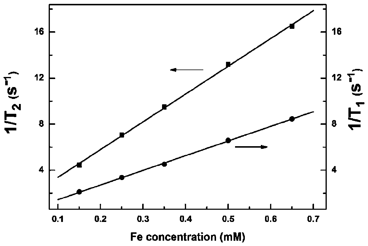 Preparation method of ultra-small-size iron oxide nanoparticles and application thereof