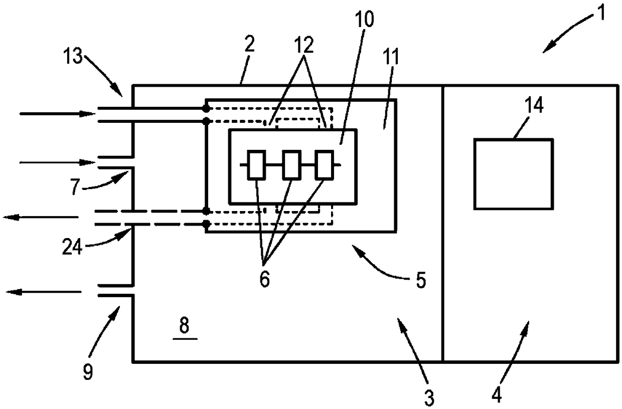 Power semiconductor module for a motor vehicle and motor vehicle