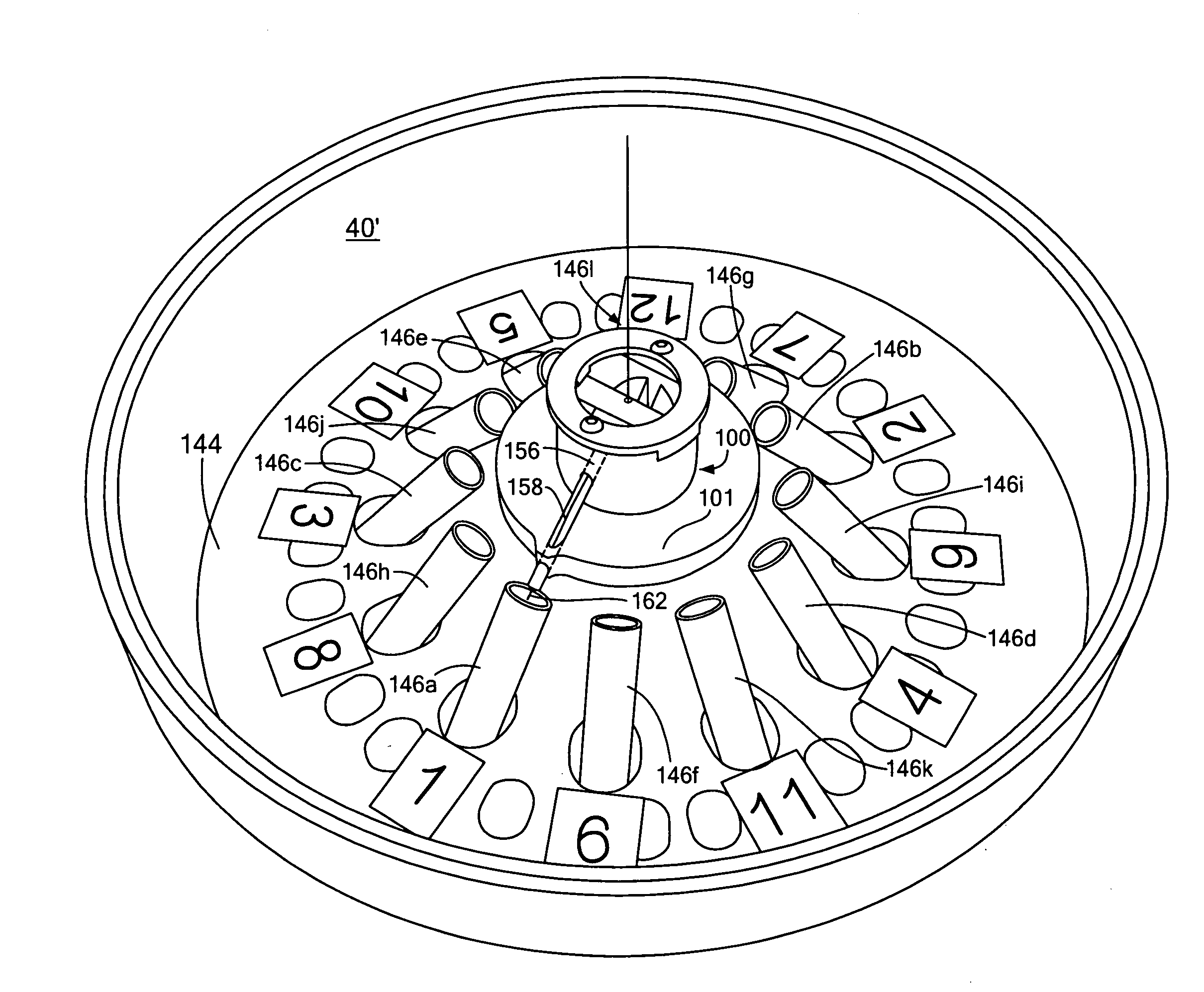 Centrifugal fraction collection system and method