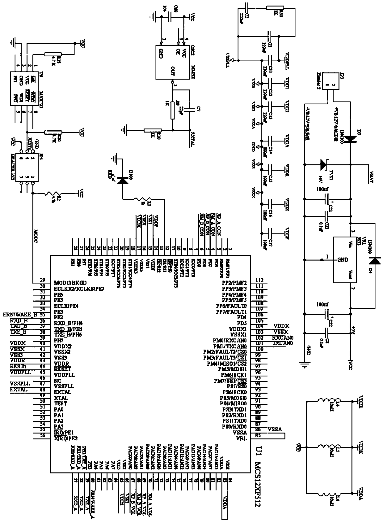 FlexRay bus-based online network diagnosis device