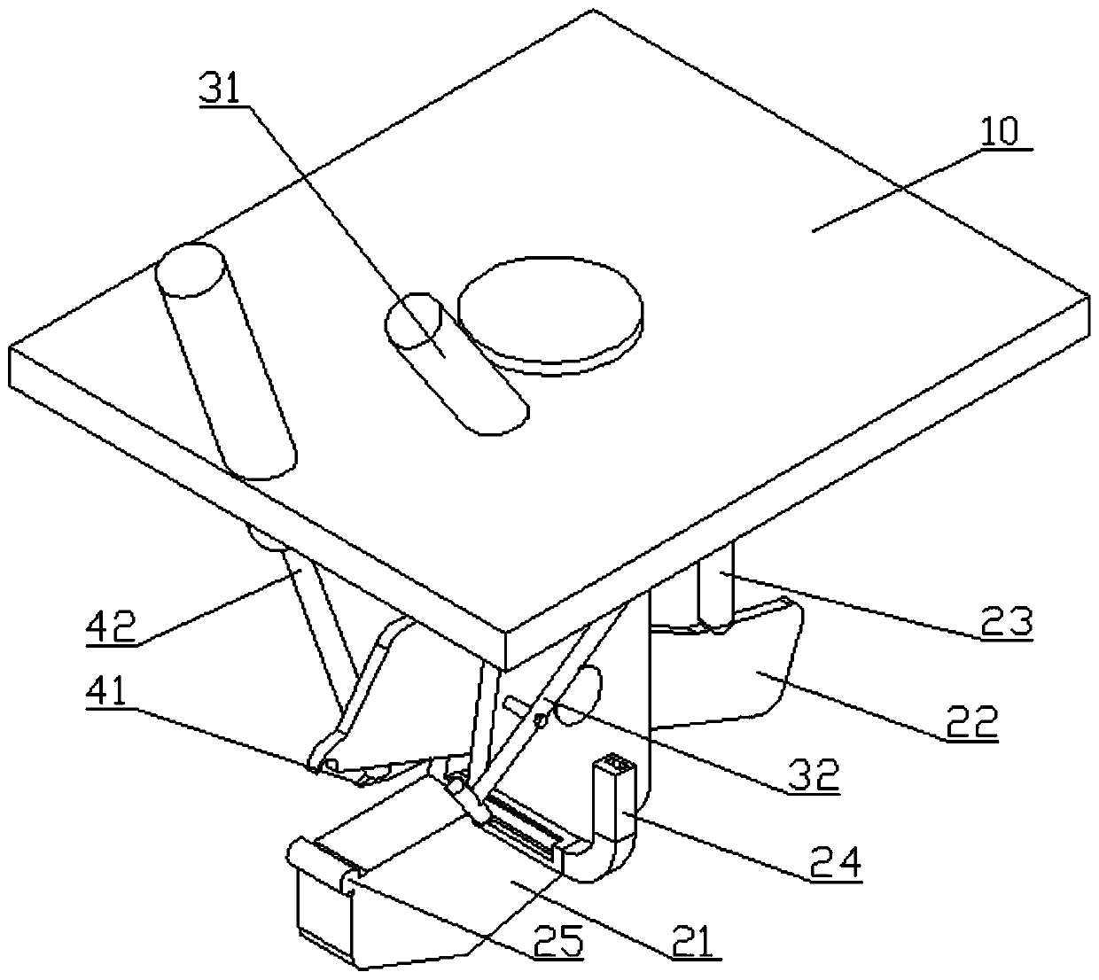 Buckle punching device for emulsion explosives