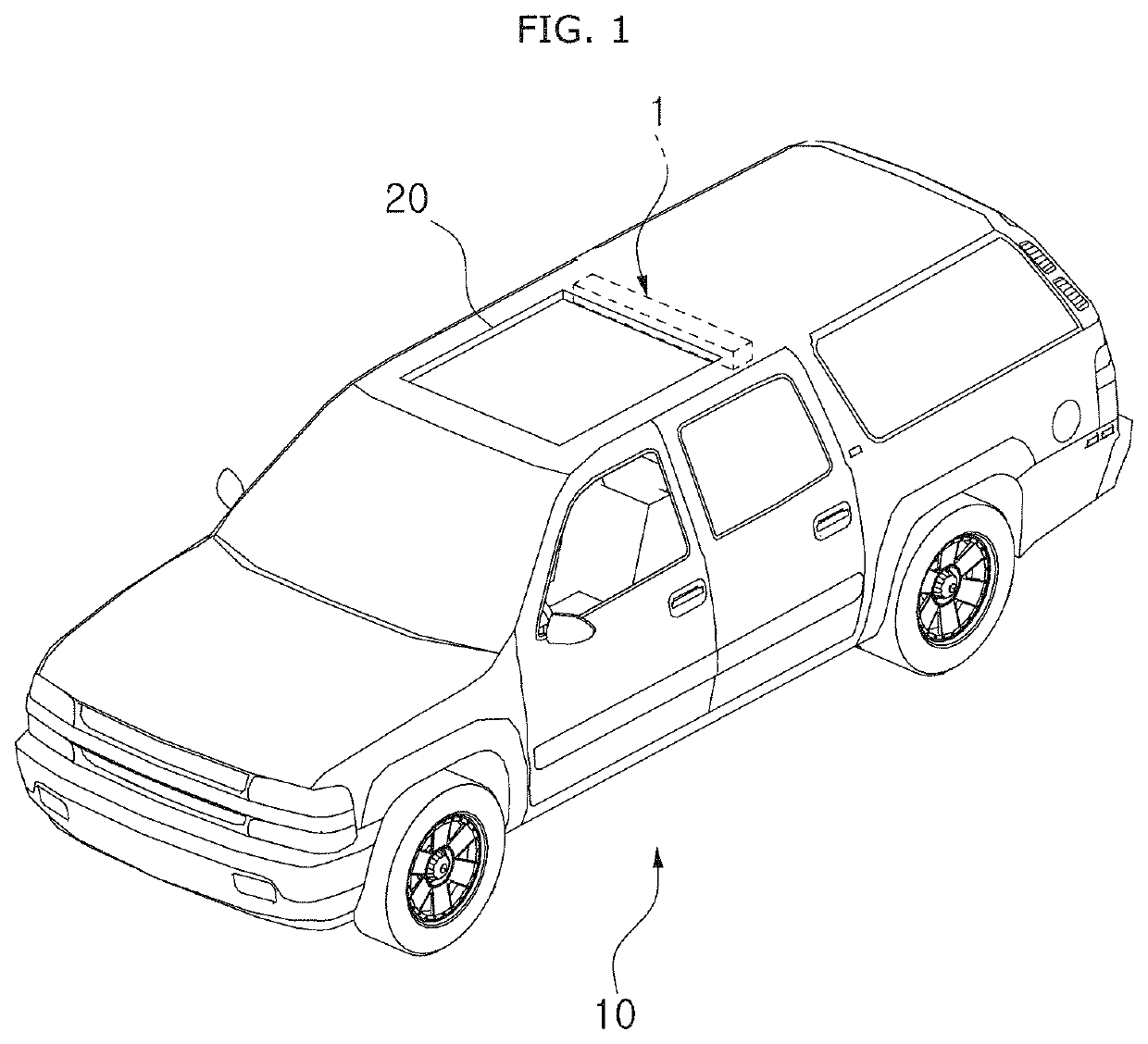 Roof airbag apparatus