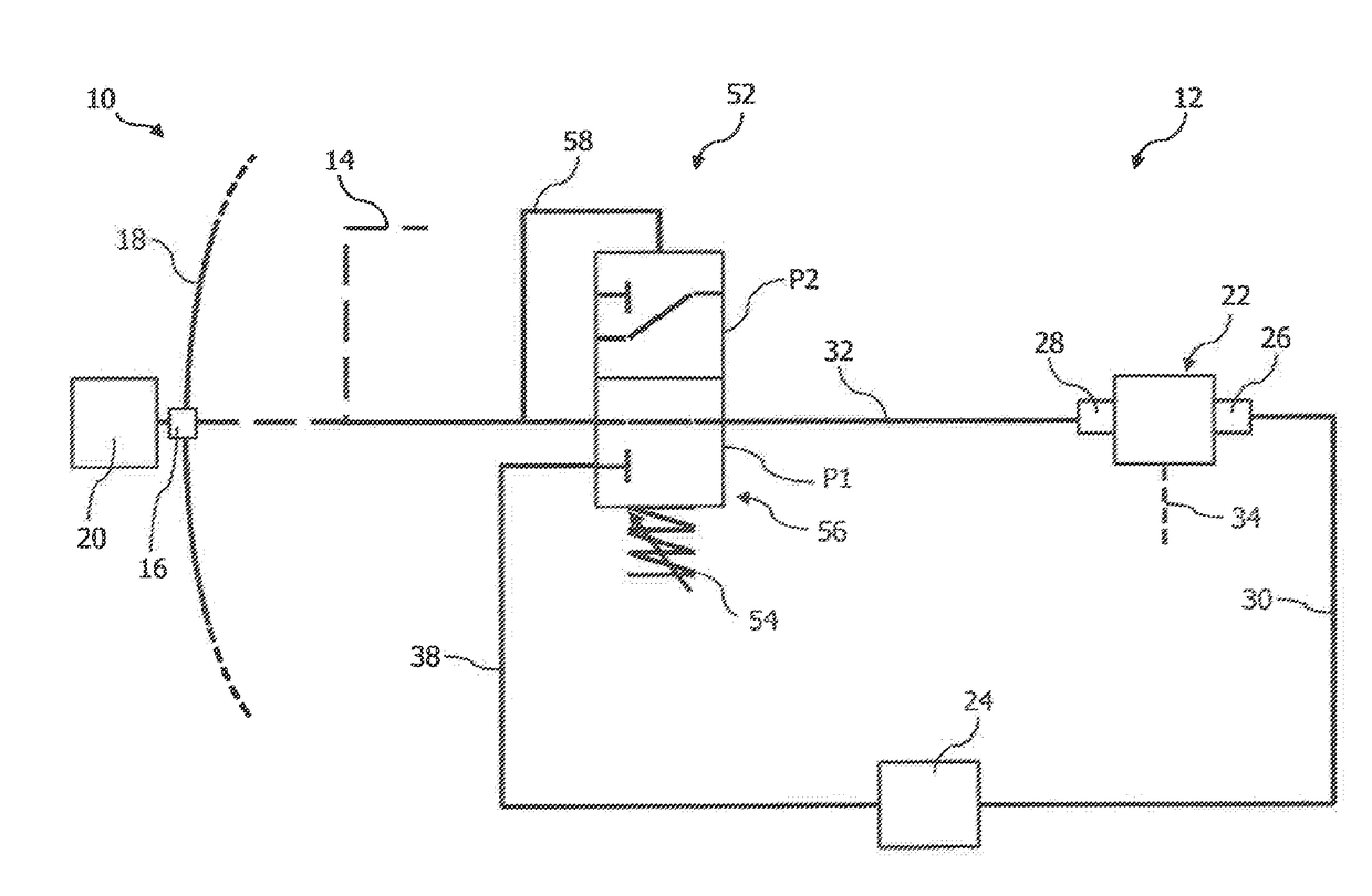 Differential pressure sensor system, aircraft equipped with a differential pressure sensor system and method for operating a differential pressure sensor system