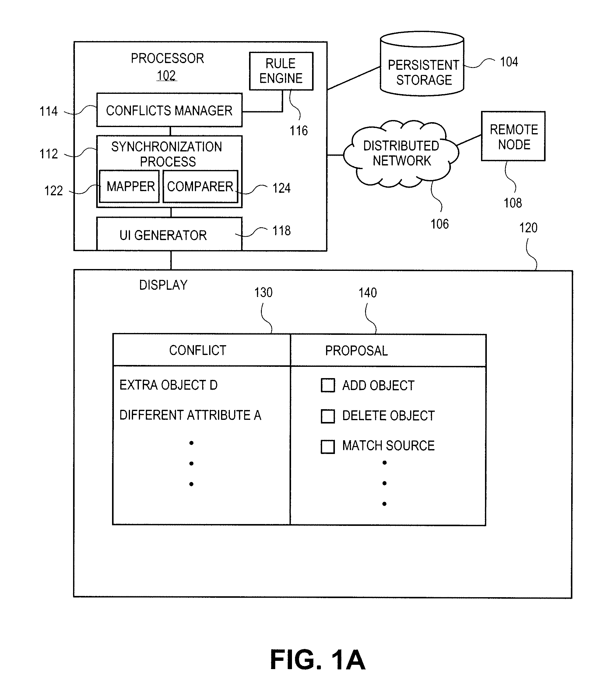 Conflict framework for guided structure synchronization