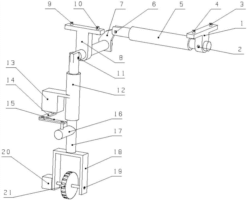 Vehicle omni-bearing auxiliary parking device