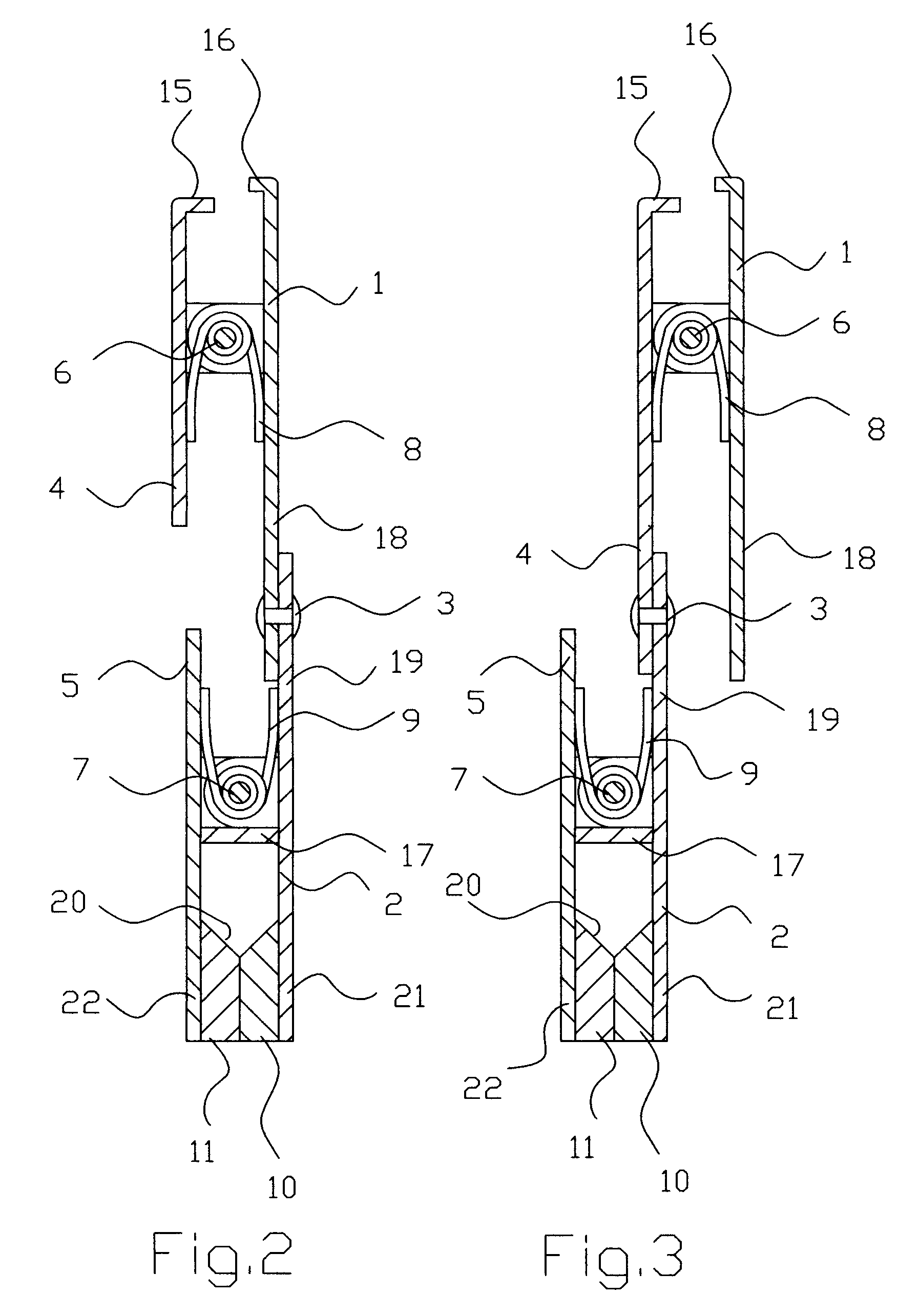 Fastening mechanism for eyewear