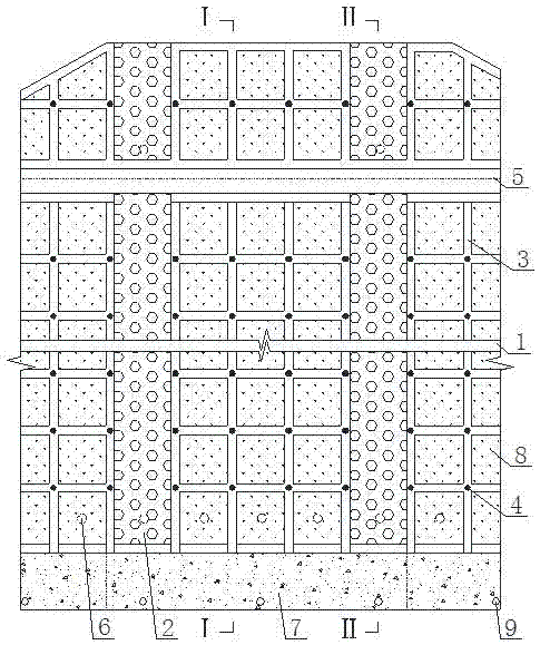 A method and structure for protecting expansive rock-soil cutting slopes