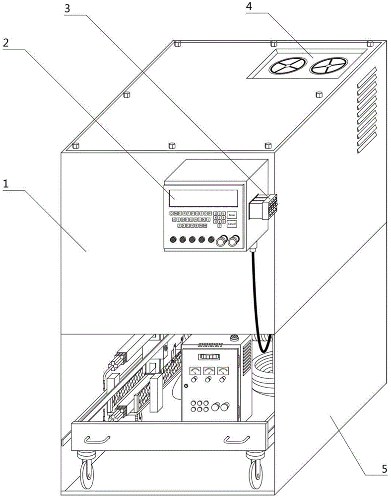 Split type sealing weld mechanism