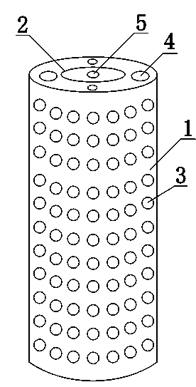 PVC tube for planting