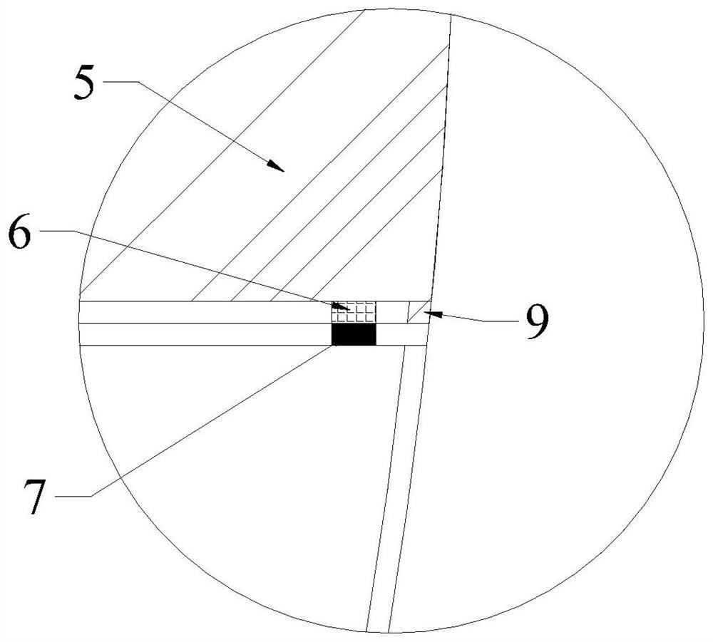 Door body structure and washing machine with same