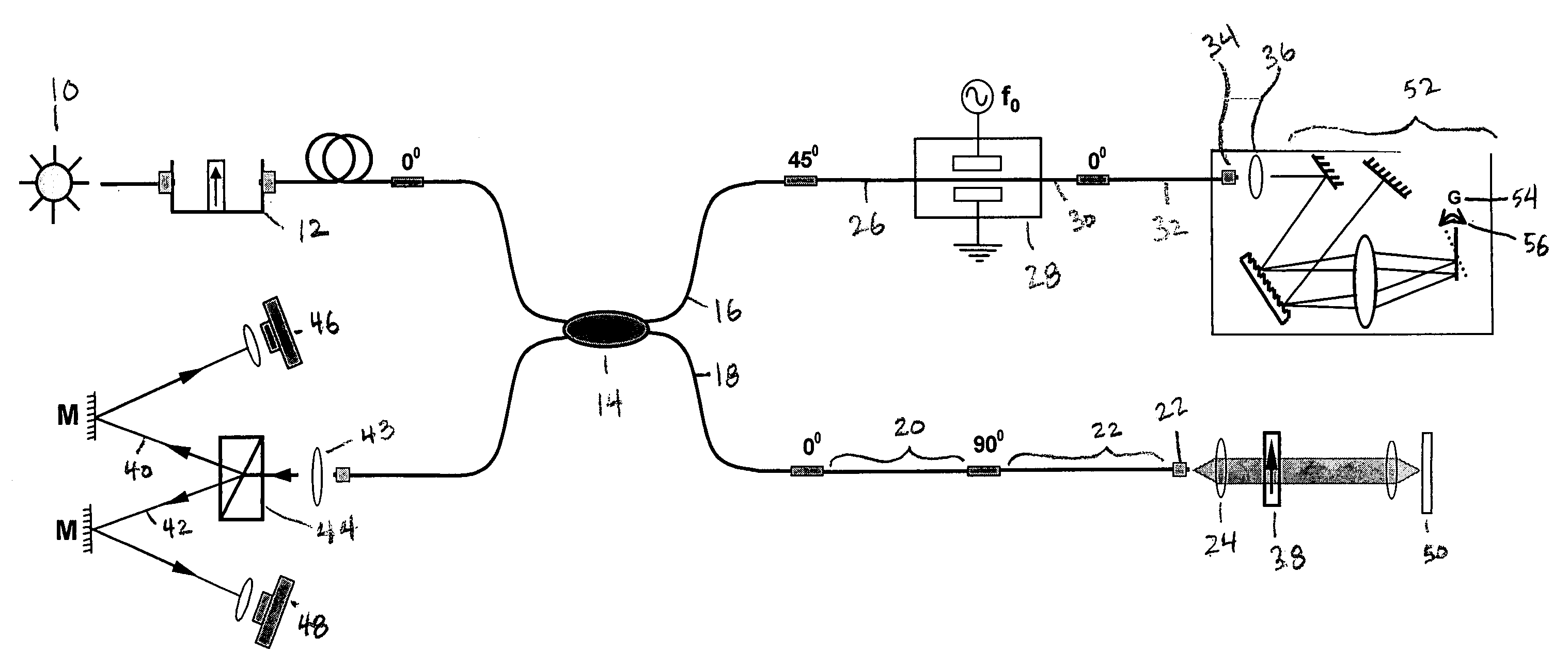 Fiber-based optical low coherence tomography