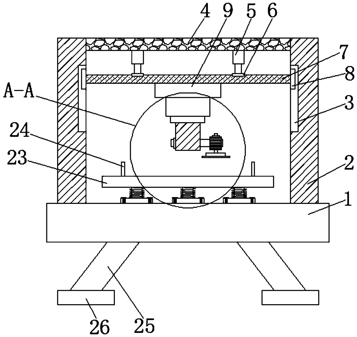 Grinding machine for agricultural mechanical parts