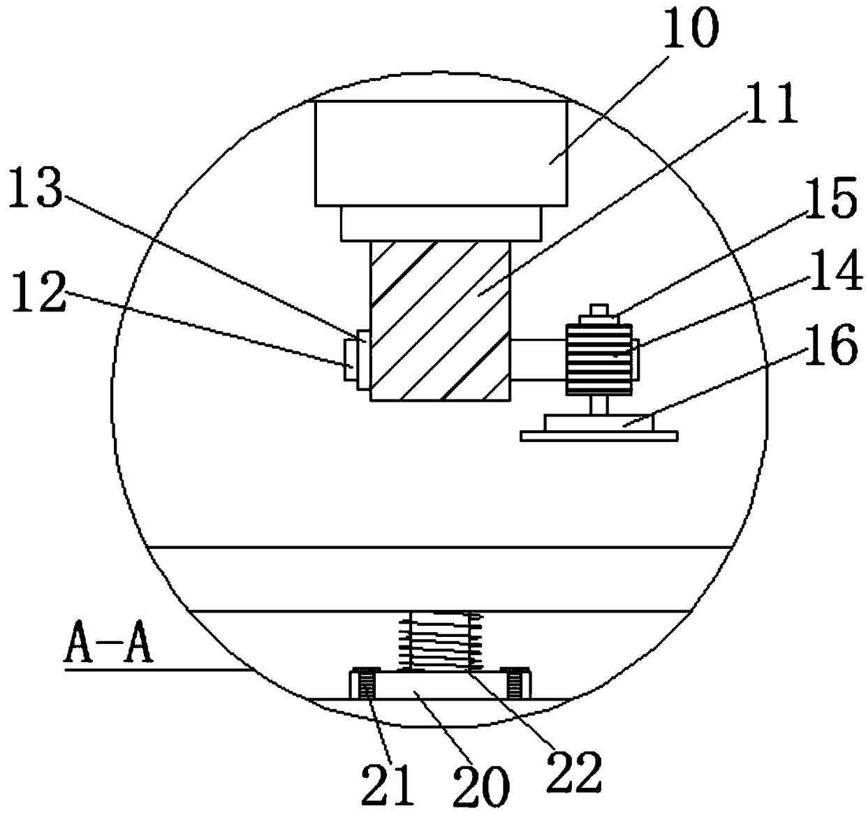 Grinding machine for agricultural mechanical parts