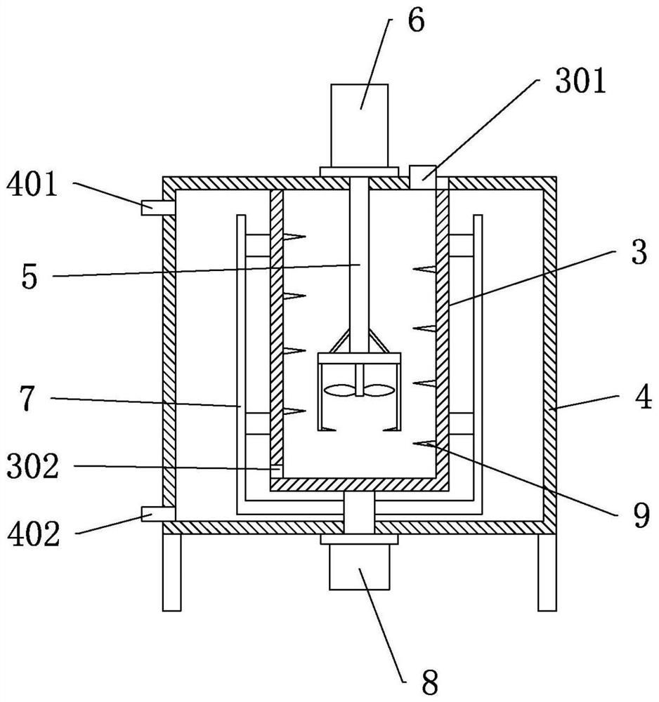 Kitchen waste water centrifugal separation device