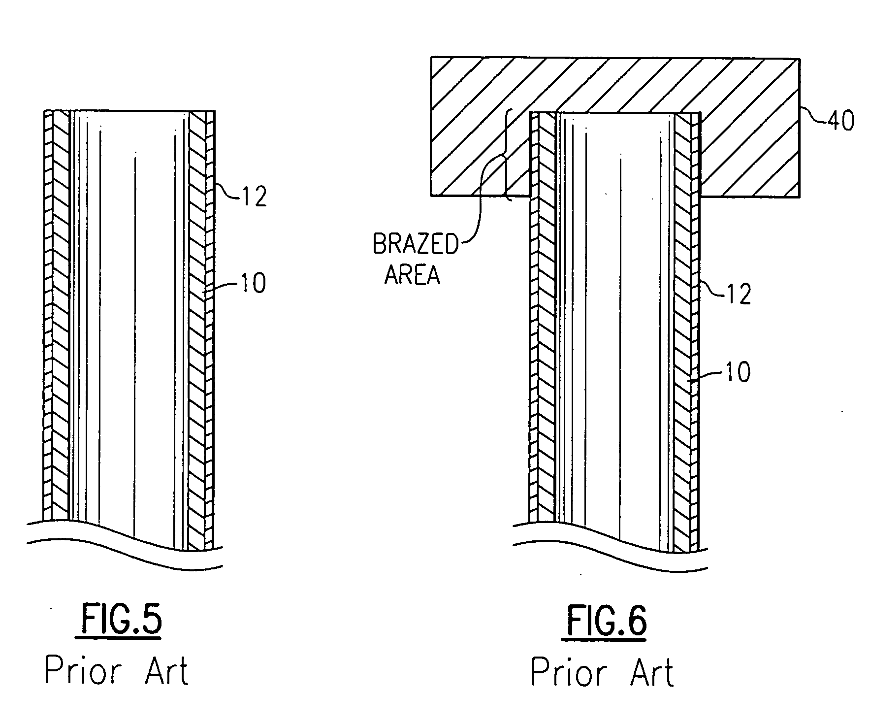 Two tier brazing for joining copper tubes to manifolds