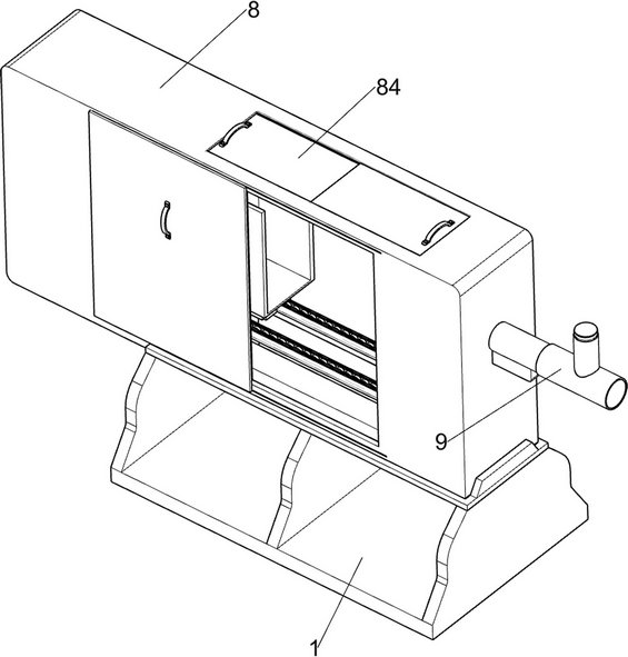 A plastic molding device with self-lubricating and noise reduction functions