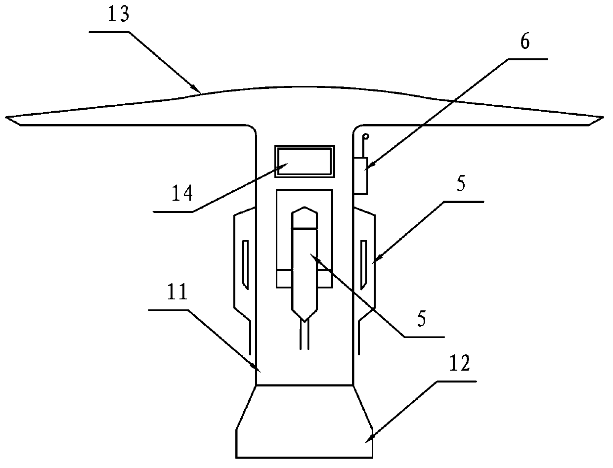 Multifunctional charging pile for electric car