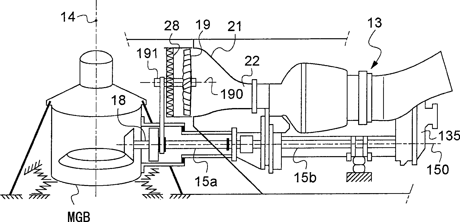 Improvement for rotorcraft equipped with turboshaft engines