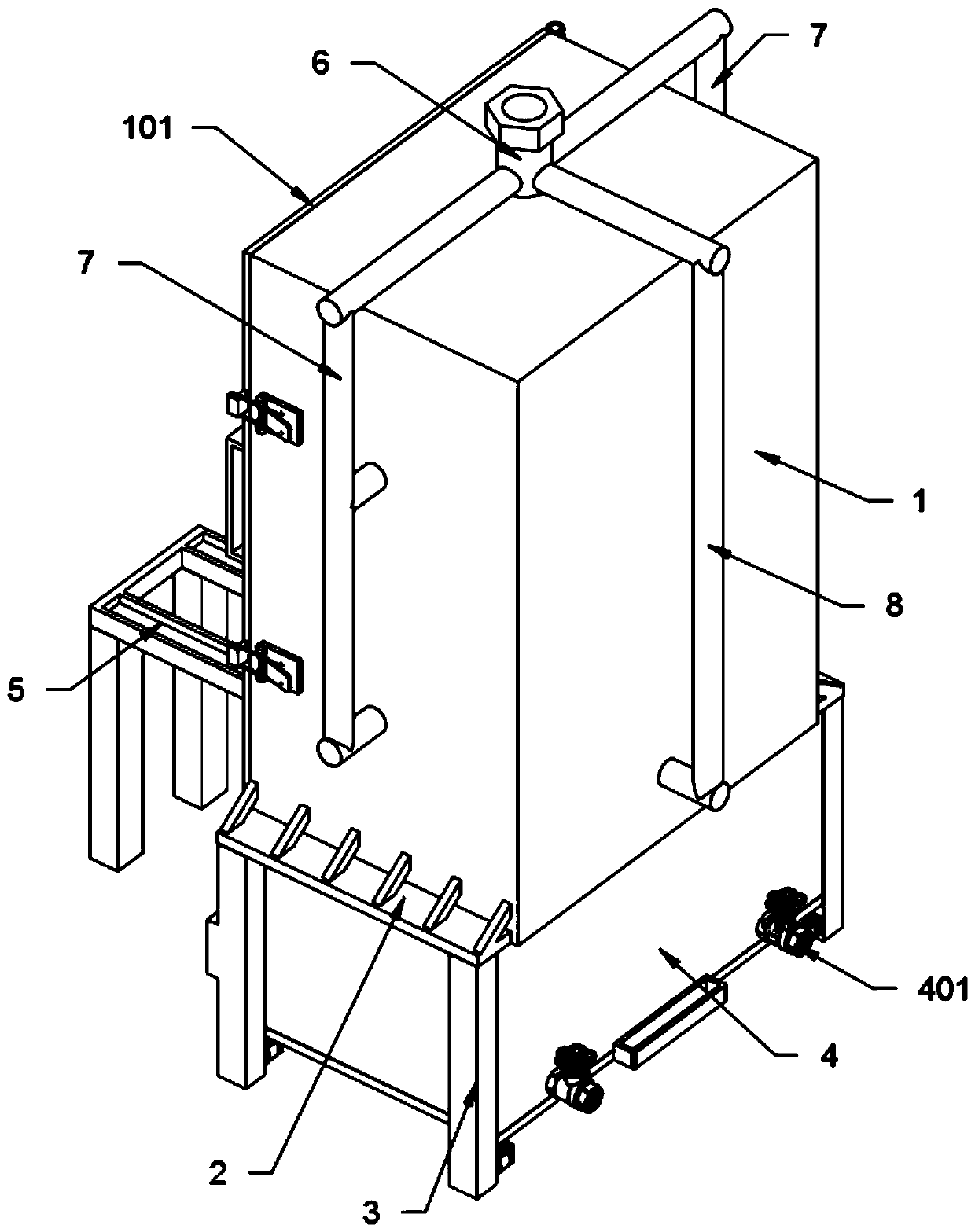 Cleaning device used for polishing mechanical gears after processing