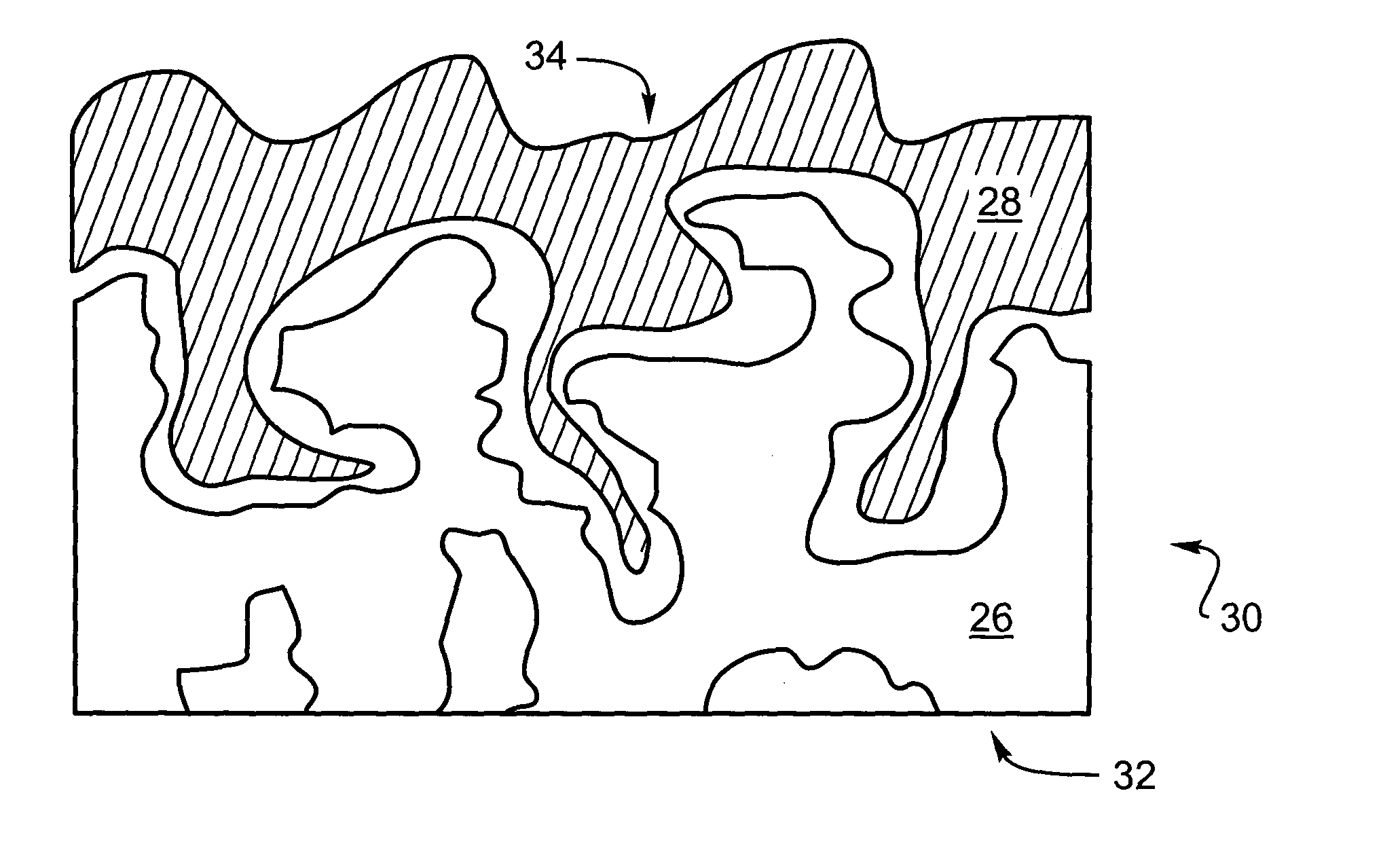 Adherent metal oxide coating forming a high surface area electrode