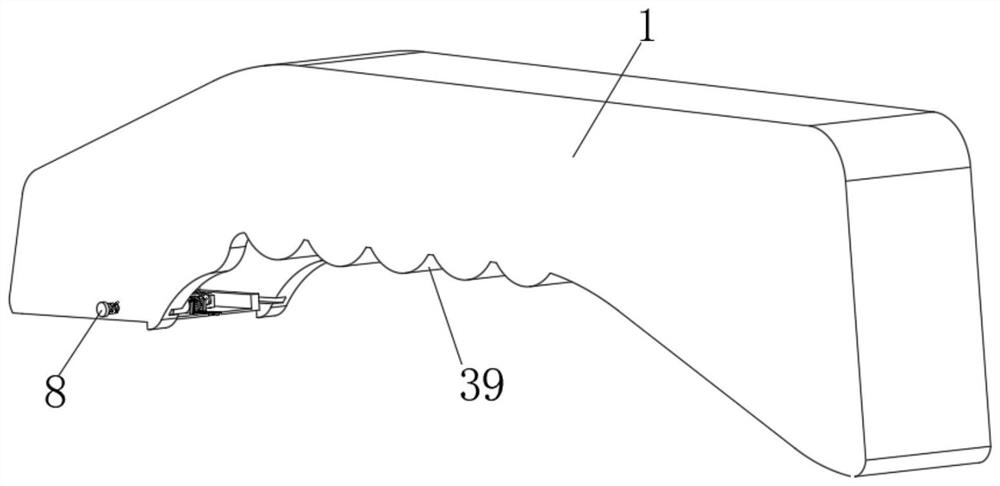 A skin stapler with a stable nail output mechanism