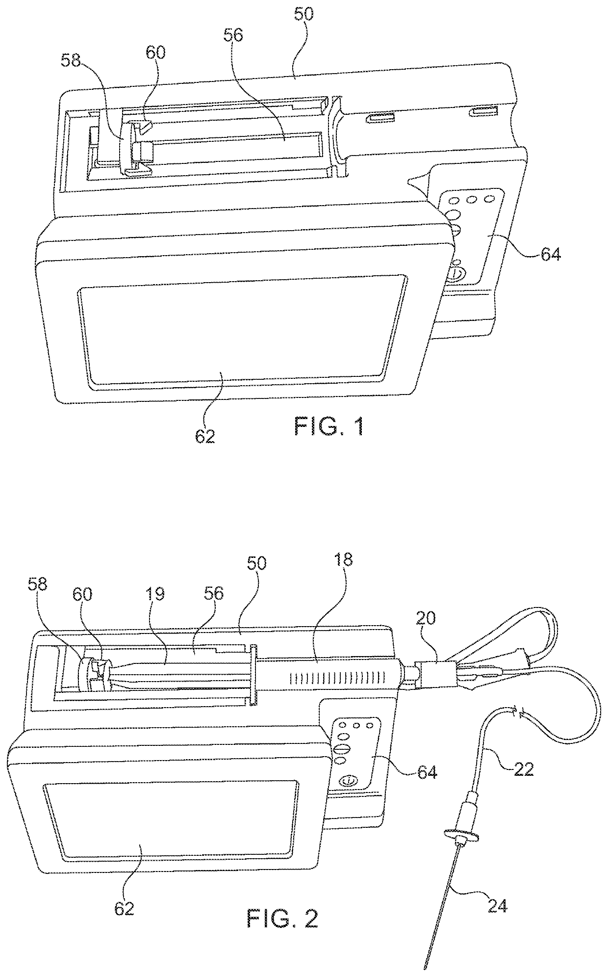 Device and method for identification of a target region