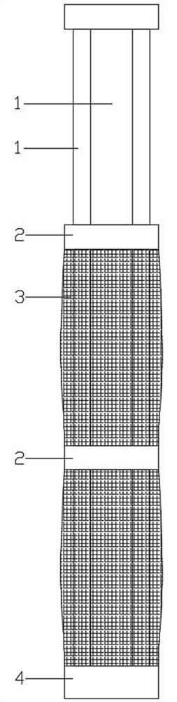 Integrated pipe pile and its vertical controller