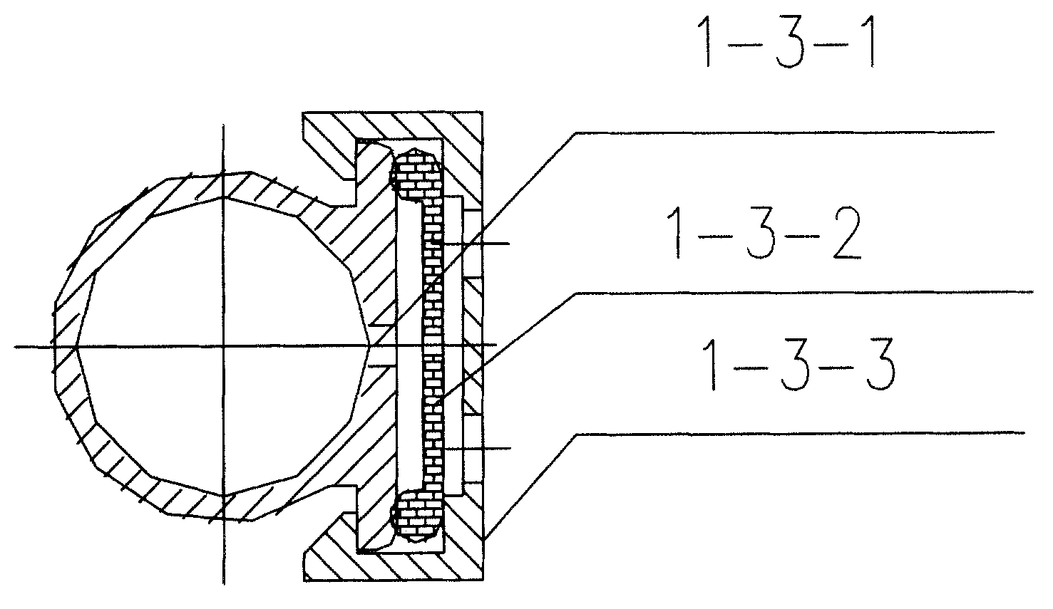 Single film hole aeration filter head