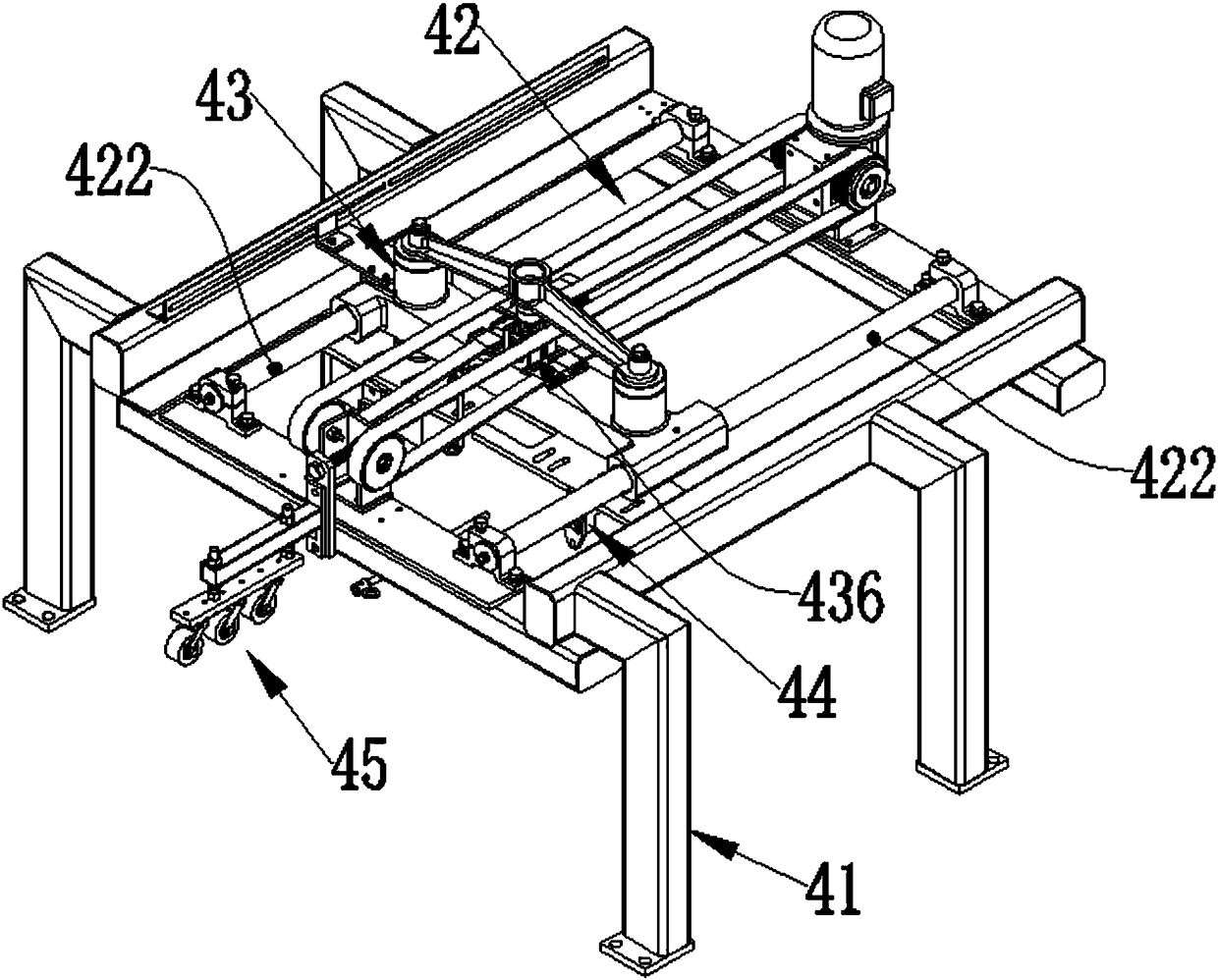 A kind of ceramic edge trimming machine with automatic correction device