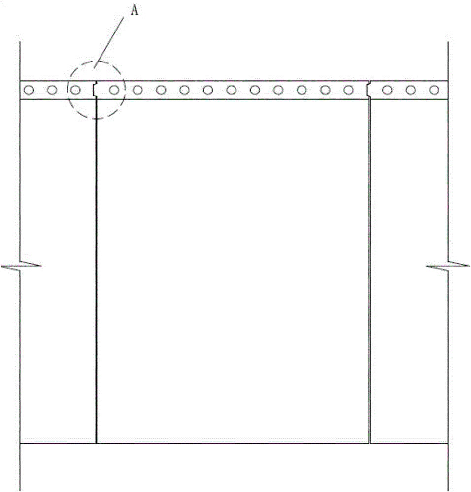 Light interior partition wall board and walling method for wall body