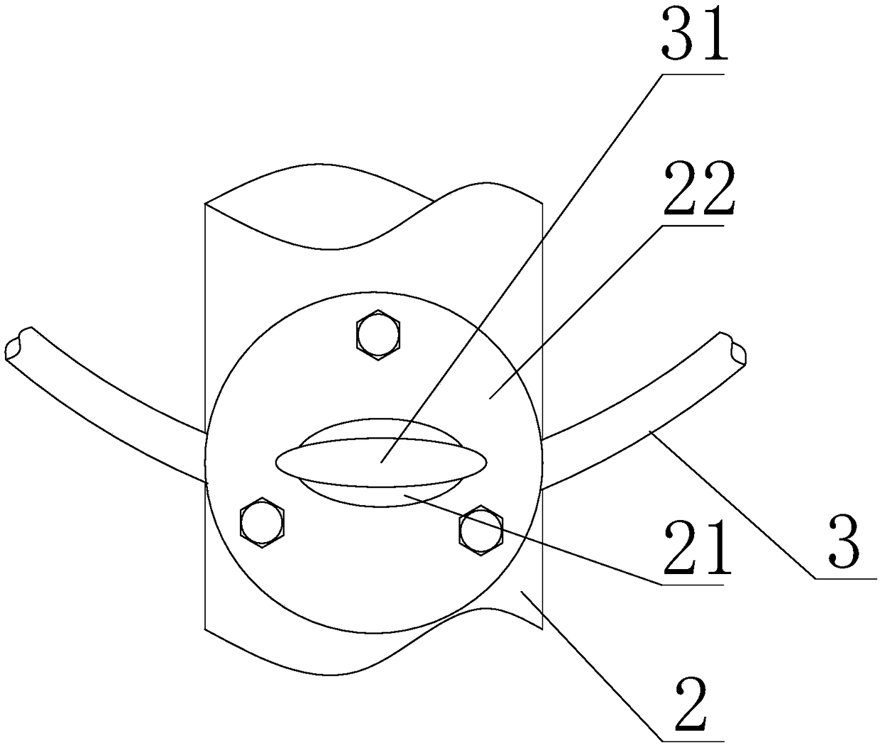 Photovoltaic module mounting rack well adaptable to environment temperature change