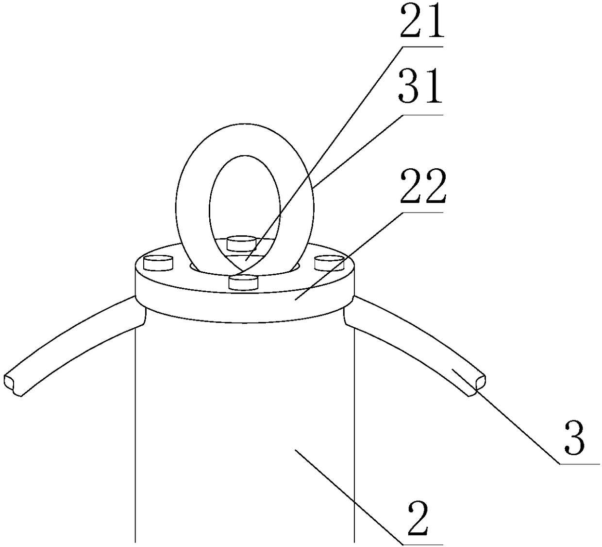 Photovoltaic module mounting rack well adaptable to environment temperature change