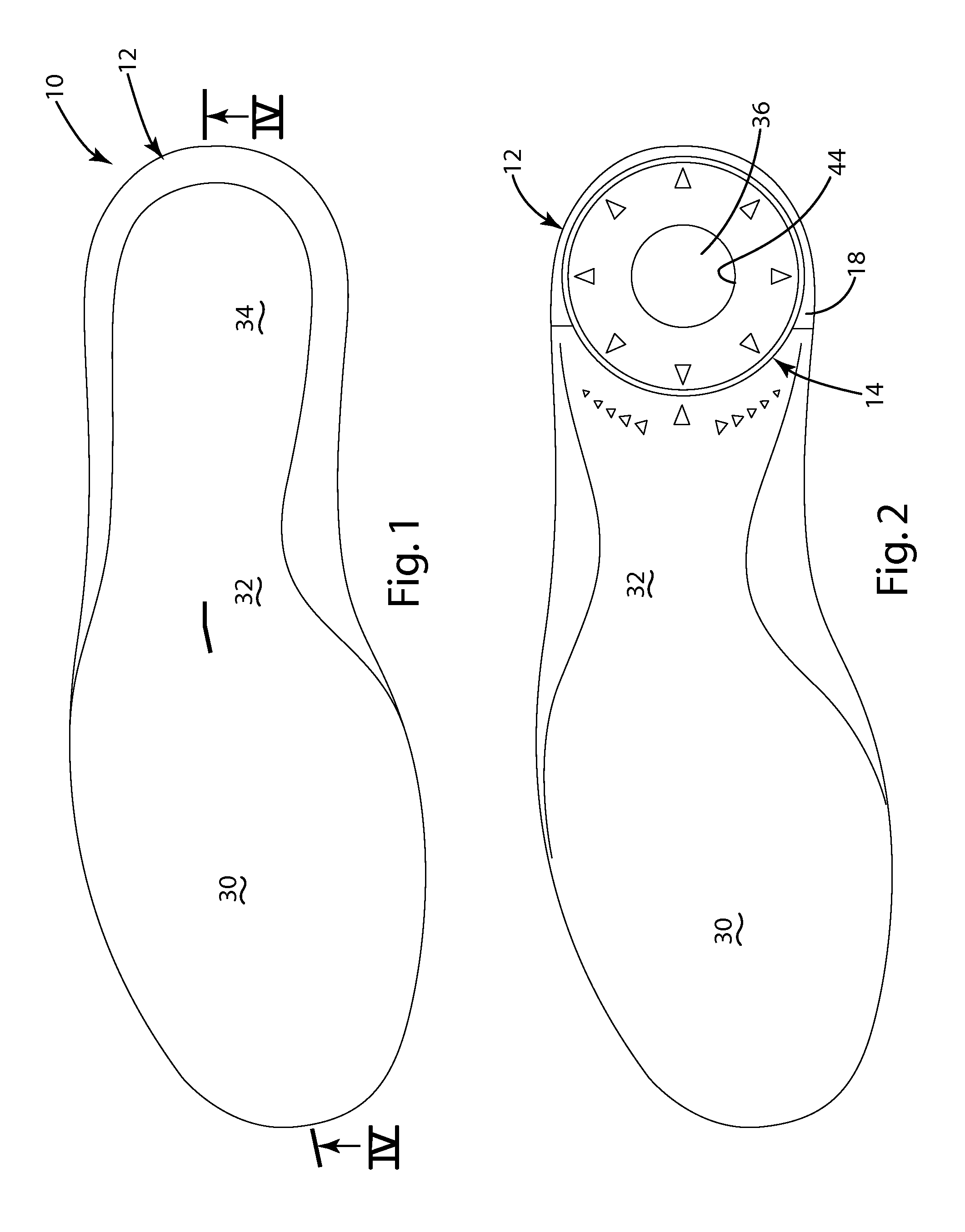 Adjustable footwear sole construction