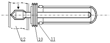 Heat pipe using solar energy to achieve vacuum light condensation