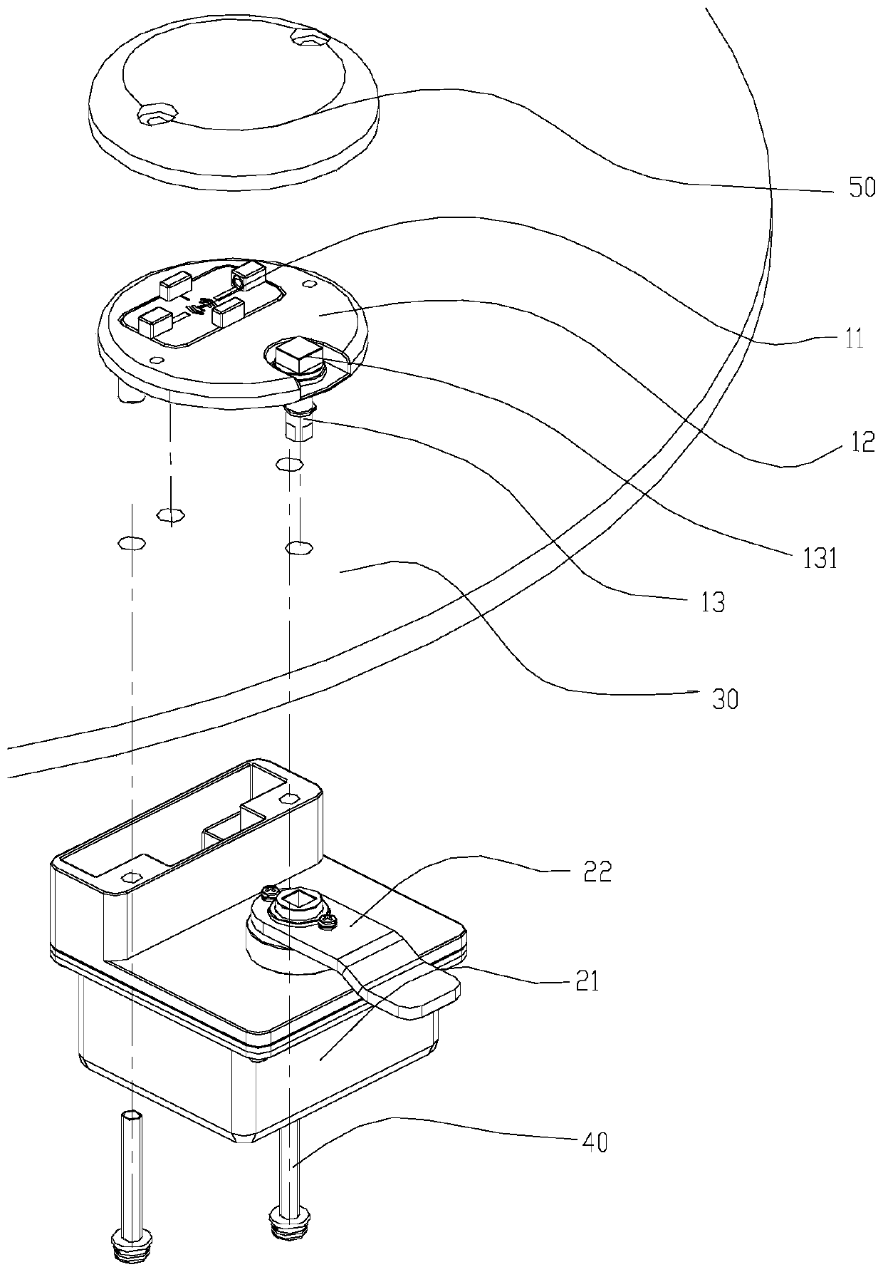 Intelligent well lid lock and intelligent well lid provided with same