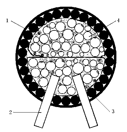 Display shell preparation method for increasing explosion diameter