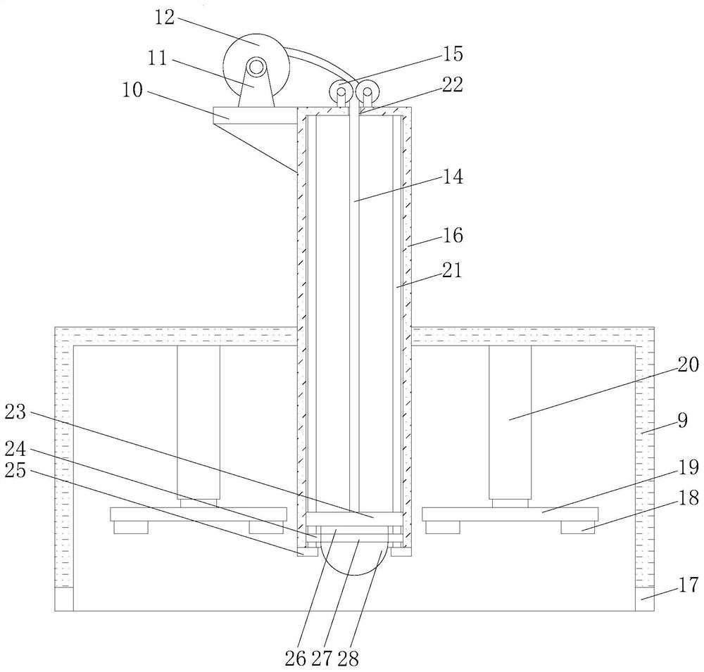 High-polymer plate impact force detection line for high-polymer material production