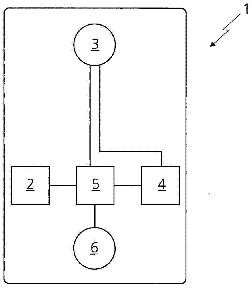 Device for displaying information in a hybrid vehicle