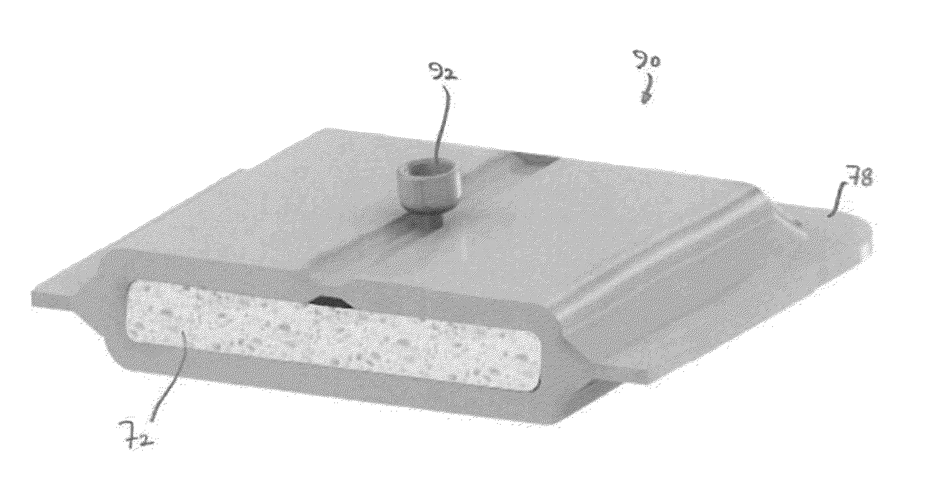 Compressive oxygen diffusive wound dressings