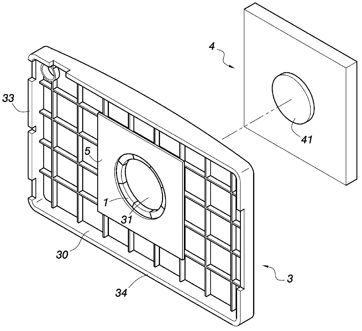 Positioning assembly for electronic device