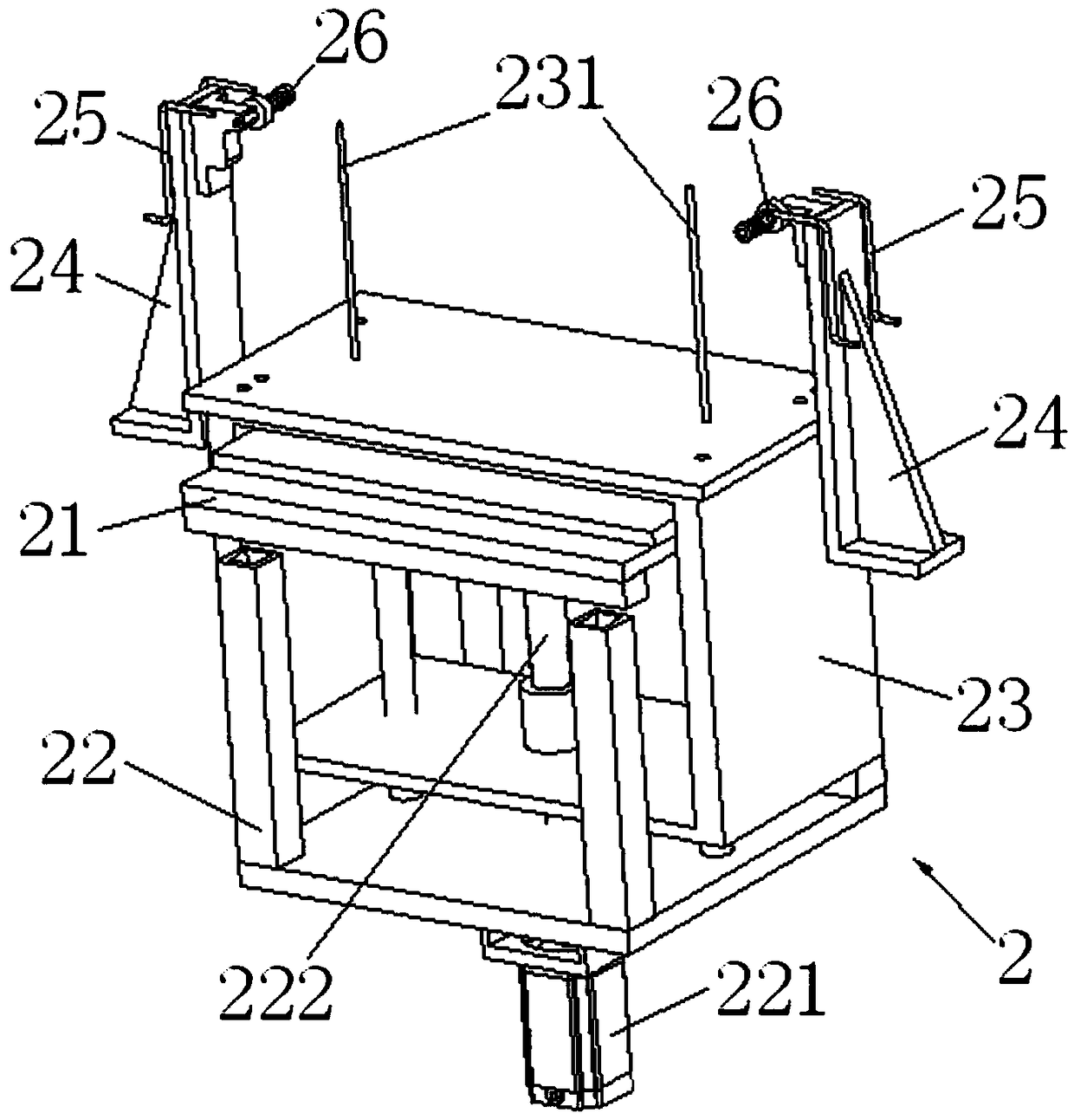 Automatic laminating machine of keyboard thin film