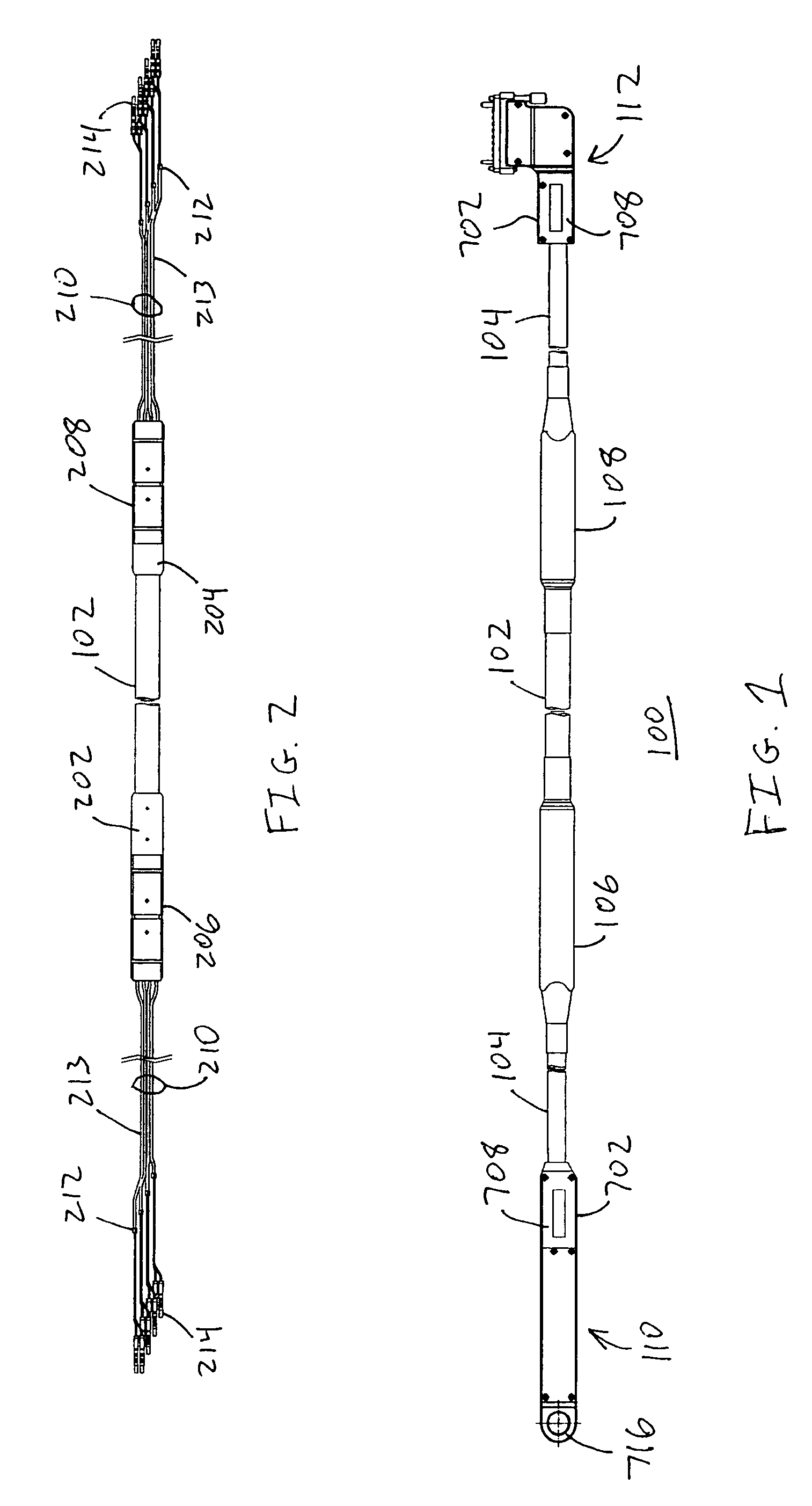 Breakout and connector assemblies for use with high count fiber optic cables