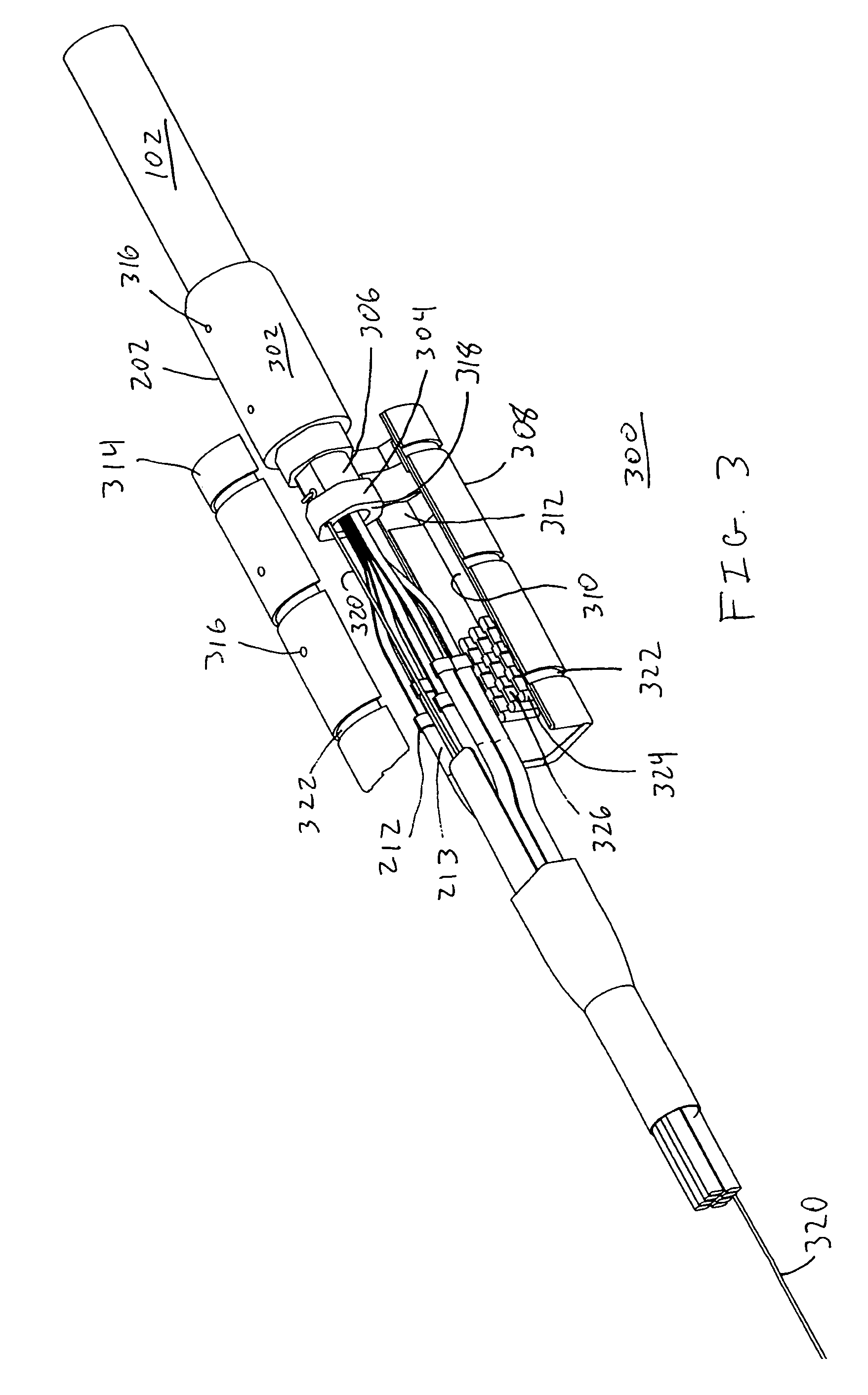 Breakout and connector assemblies for use with high count fiber optic cables