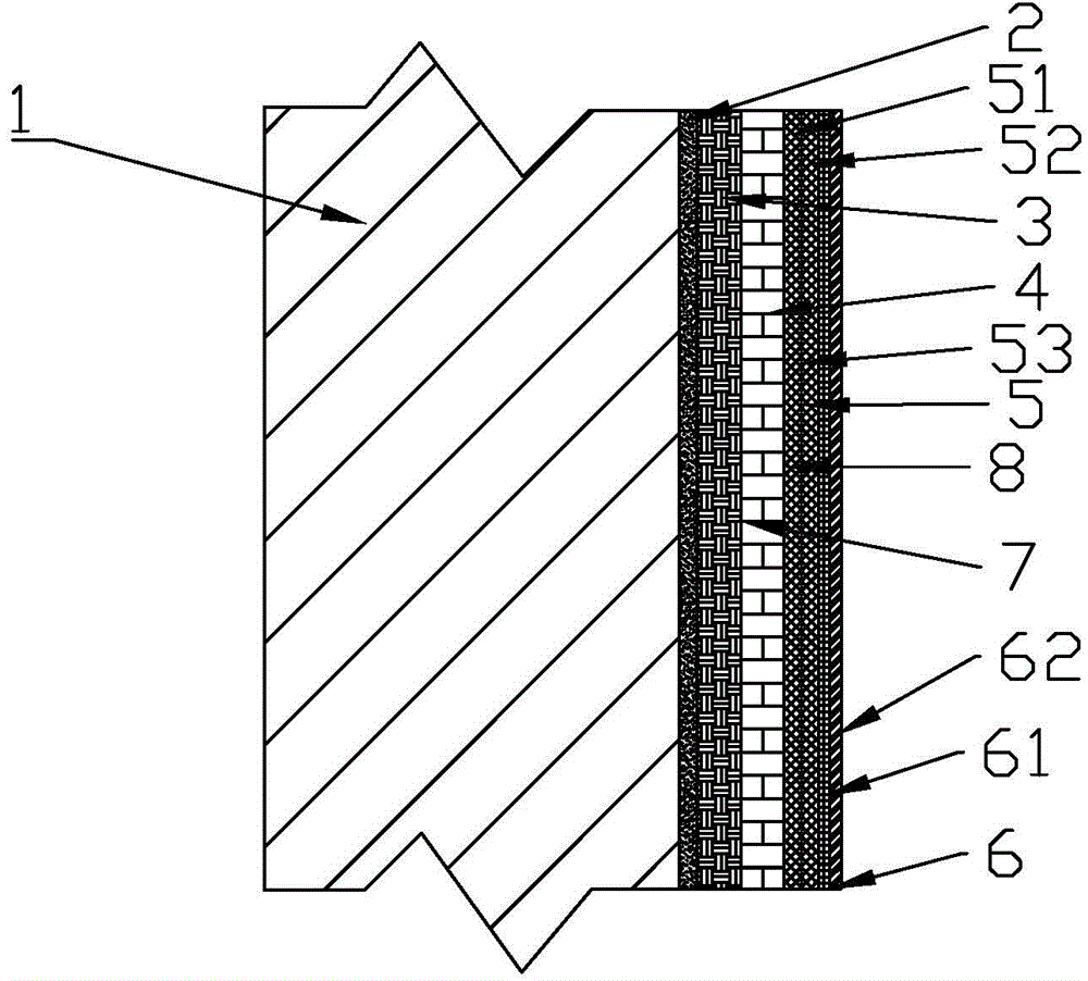 Construction method for composite insulation mortar