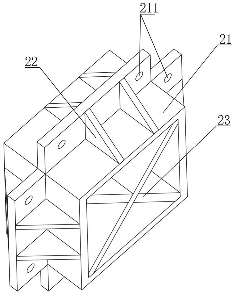 Assembly type oblique stiffening thin-walled steel plate shear wall reinforcing structure and construction method thereof