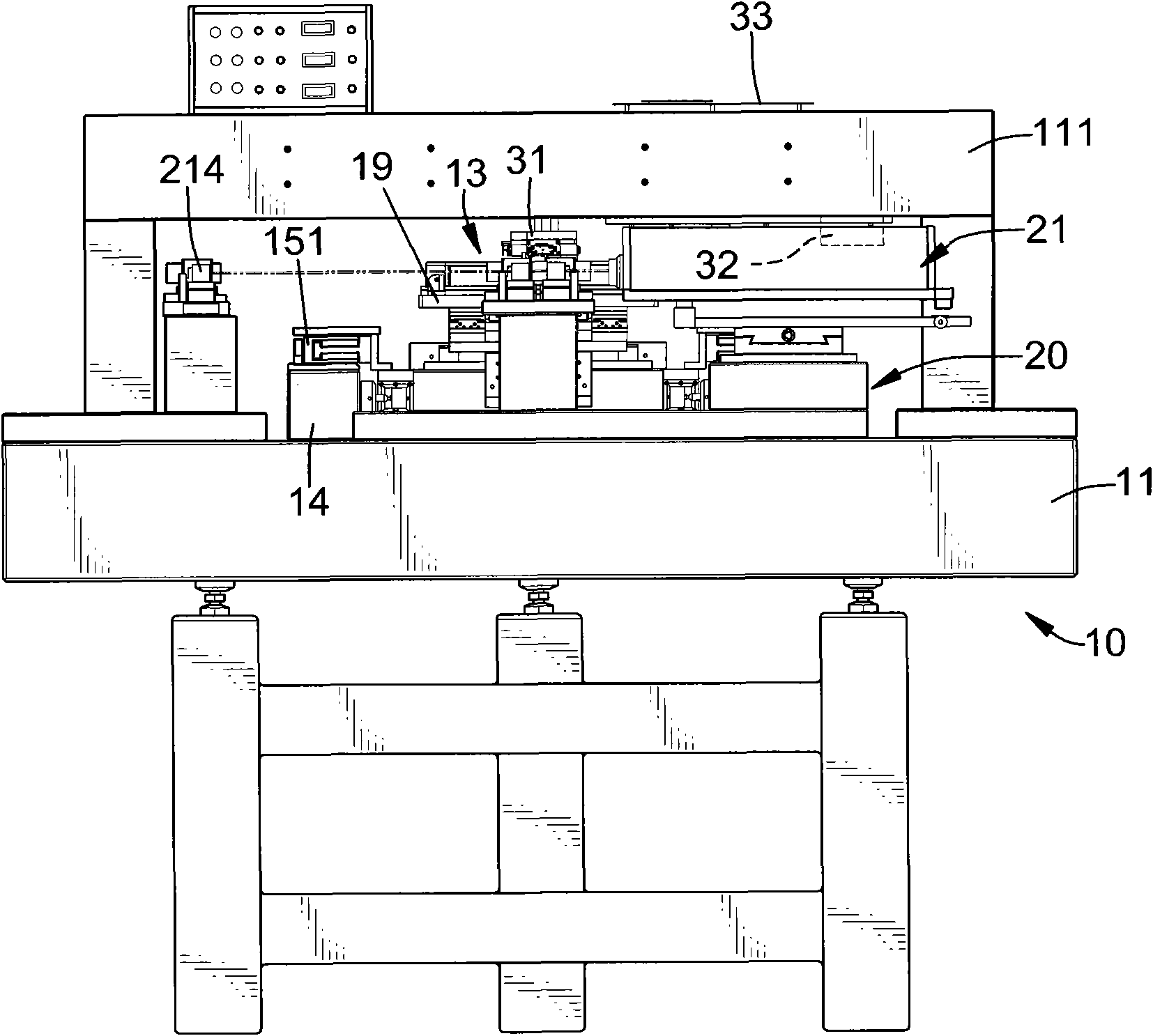 Laser direct writing type nanometer periodic structure pattern manufacturing equipment