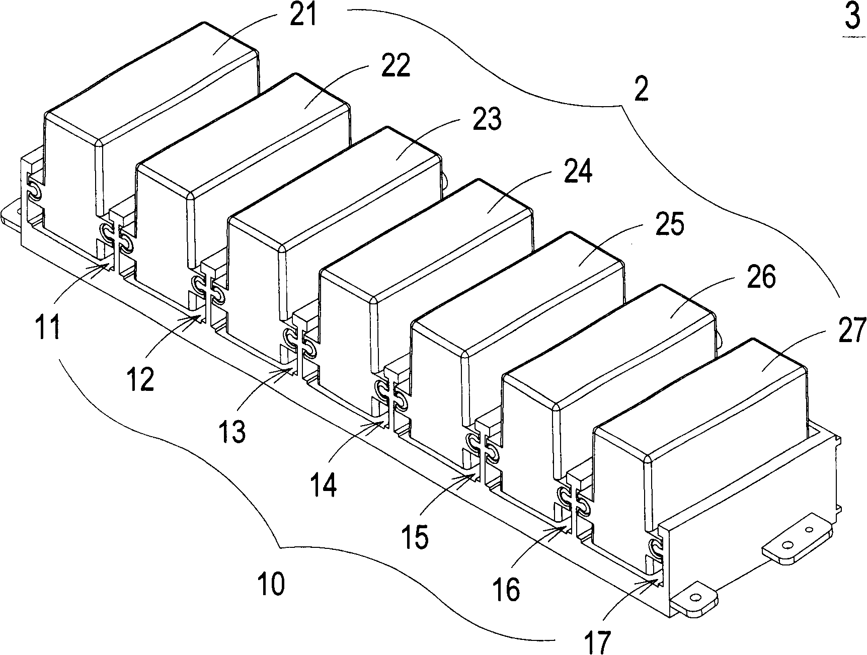 Print mechanism, ink supplying container and bearing base thereof