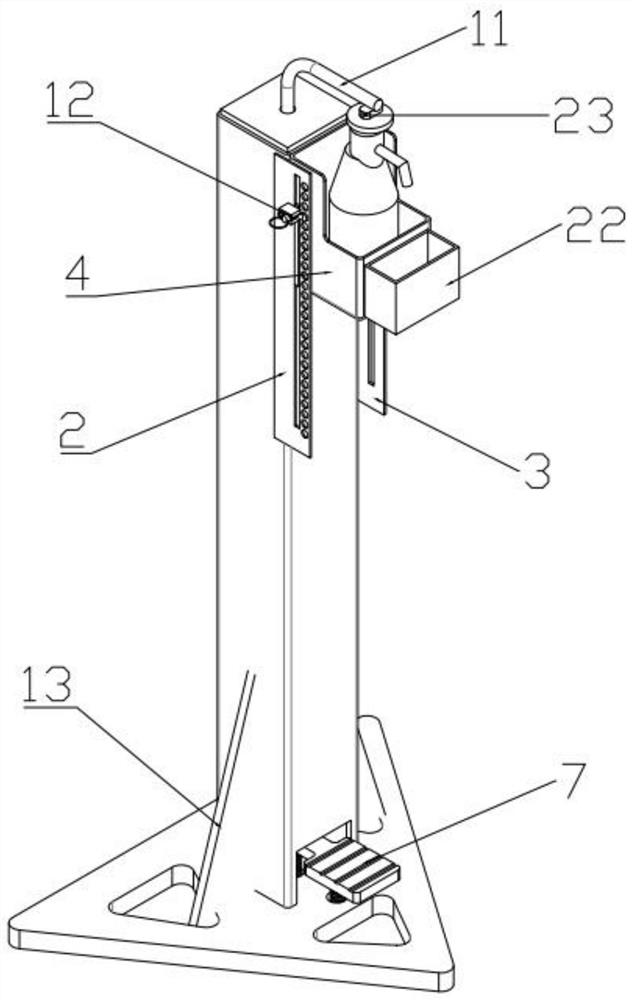 Disinfection device for preventing hospital infection